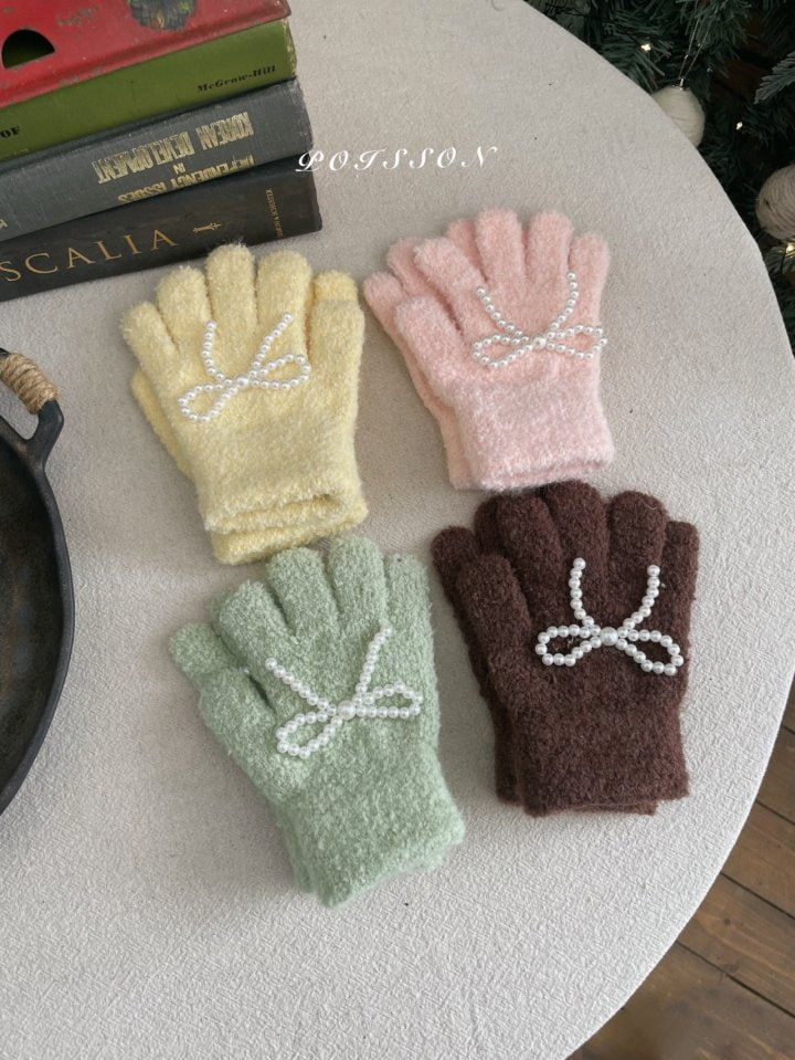 Poisson - Korean Children Fashion - #littlefashionista - Ribbon Gloves - 5