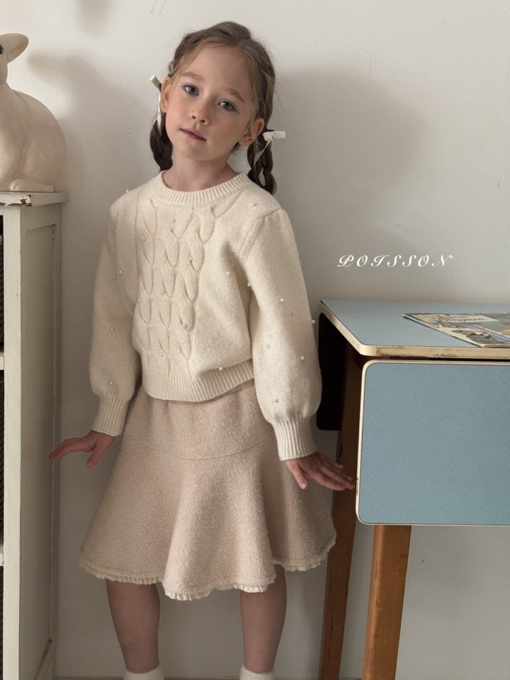 Poisson - Korean Children Fashion - #magicofchildhood - Winter Pearl Knit