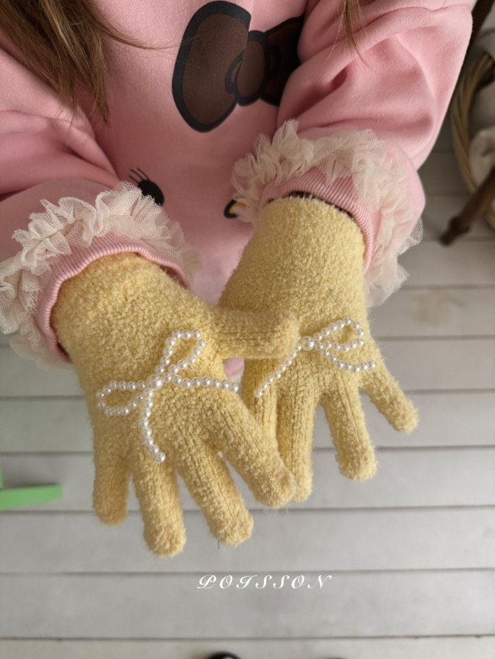 Poisson - Korean Children Fashion - #minifashionista - Ribbon Gloves - 7