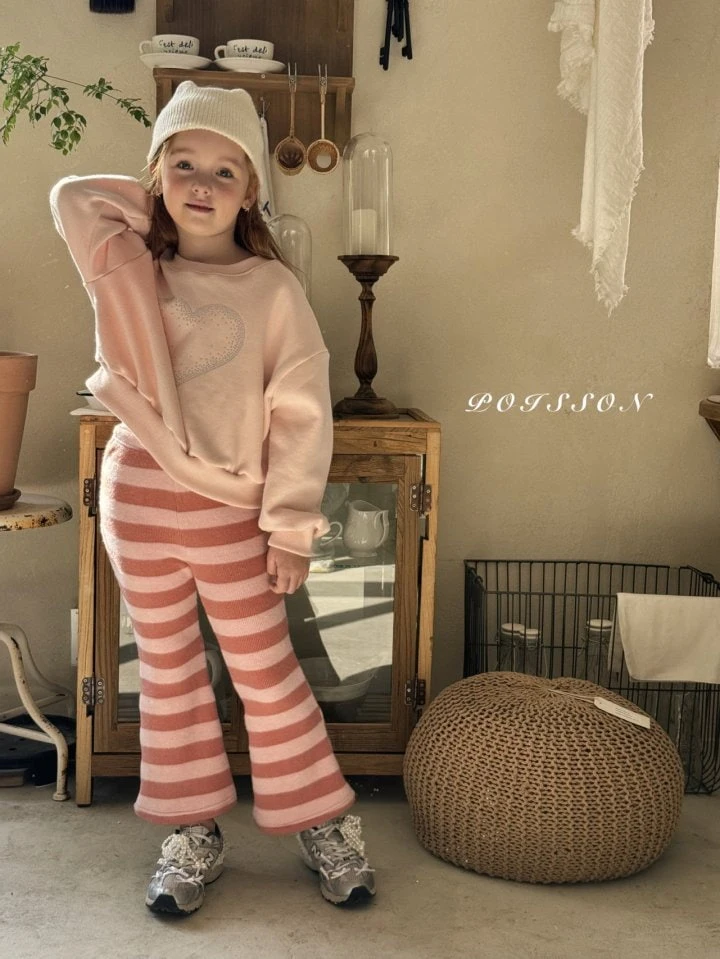 Poisson - Korean Children Fashion - #prettylittlegirls - Stripe Pants