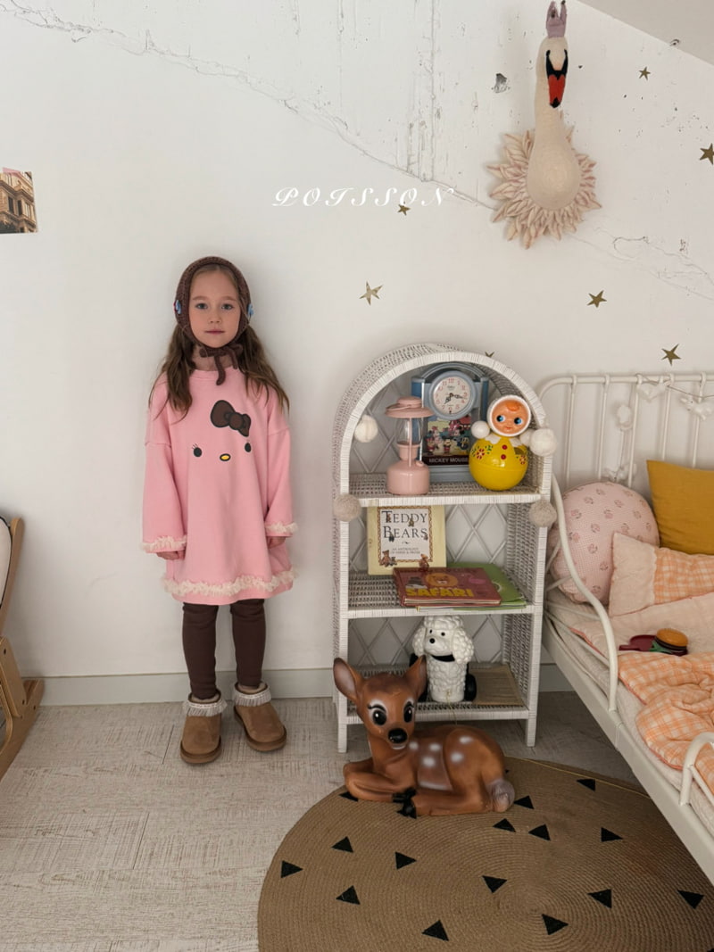 Poisson - Korean Children Fashion - #todddlerfashion - Pretty Long Sweatshirt