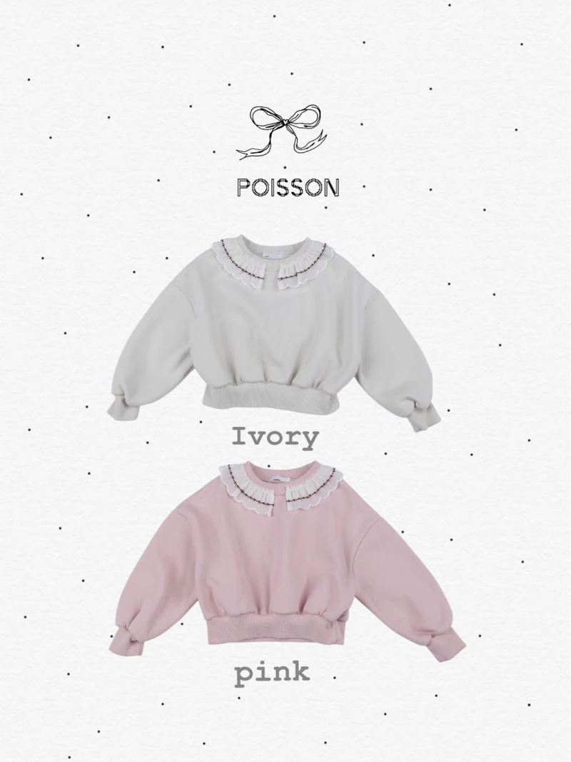 Poisson - Korean Children Fashion - #todddlerfashion - Frill Collar Sweatshirt - 11