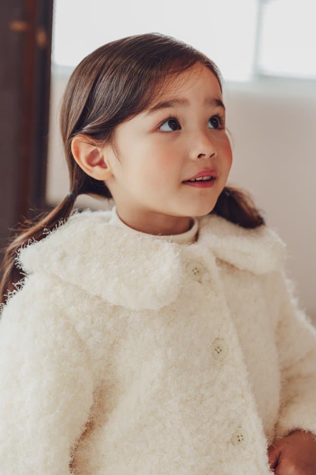 Pudding - Korean Children Fashion - #childofig - Snow Flower Coat - 3