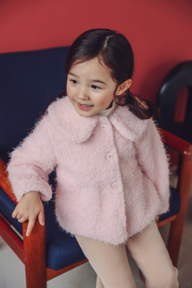 Pudding - Korean Children Fashion - #childofig - Snow Flower Coat - 3