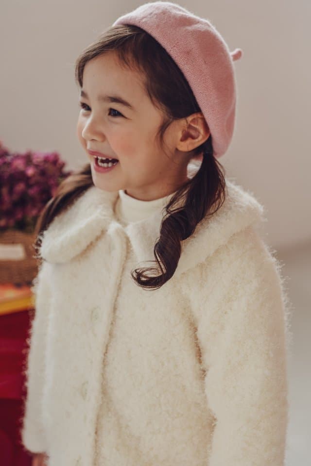 Pudding - Korean Children Fashion - #childrensboutique - Snow Flower Coat - 5