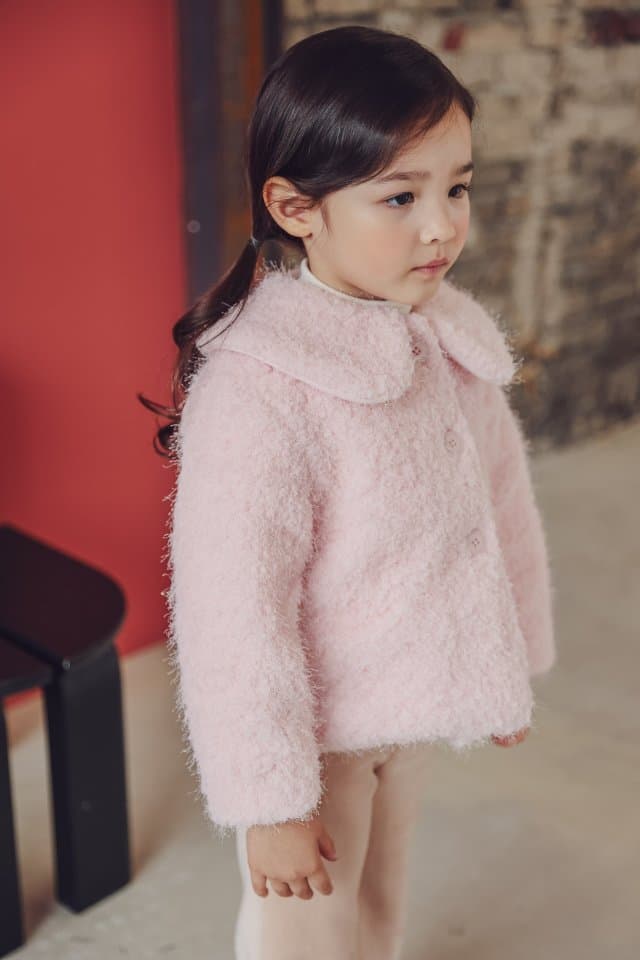 Pudding - Korean Children Fashion - #childofig - Snow Flower Coat - 4