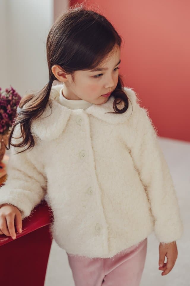 Pudding - Korean Children Fashion - #designkidswear - Snow Flower Coat - 6