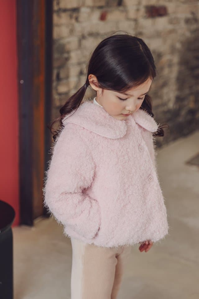 Pudding - Korean Children Fashion - #designkidswear - Snow Flower Coat - 5