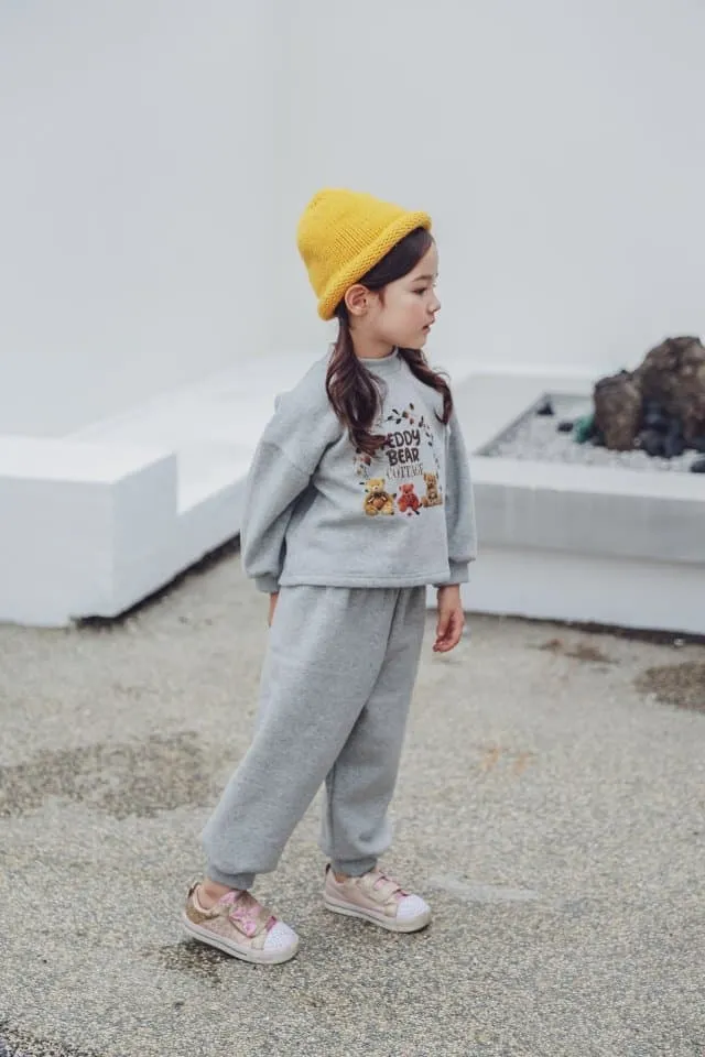 Pudding - Korean Children Fashion - #designkidswear - Top Bottom Set