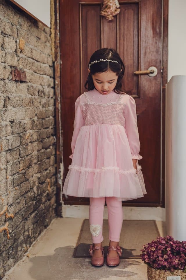 Pudding - Korean Children Fashion - #discoveringself - Pearl One-piece - 6