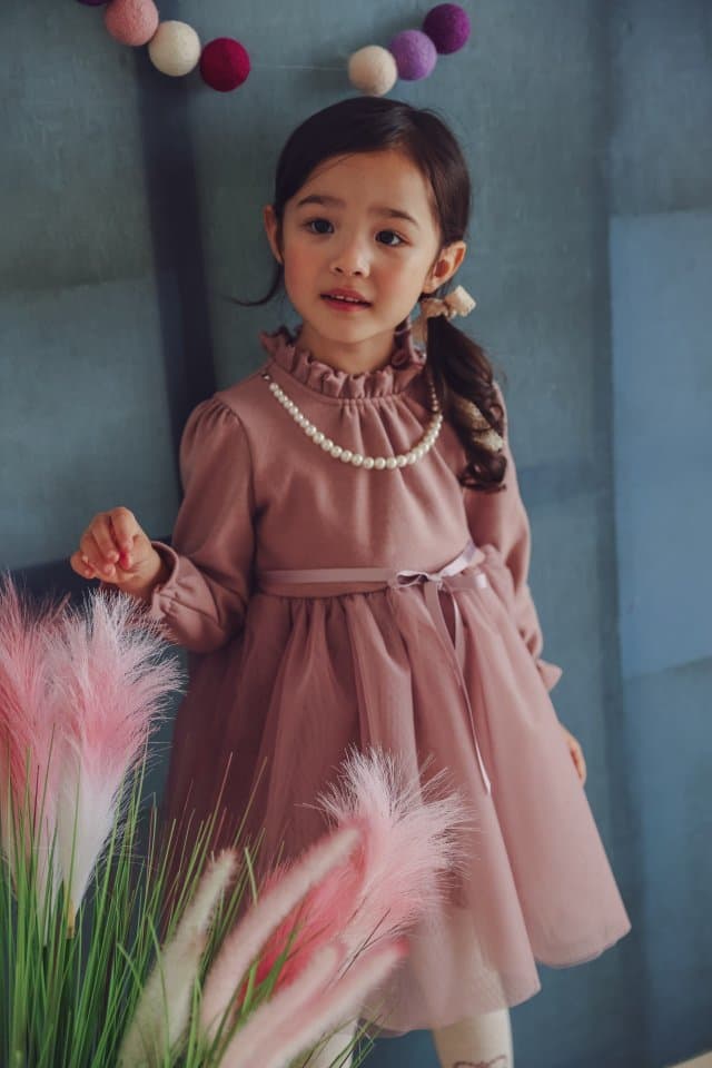 Pudding - Korean Children Fashion - #discoveringself - Necklace One-piece