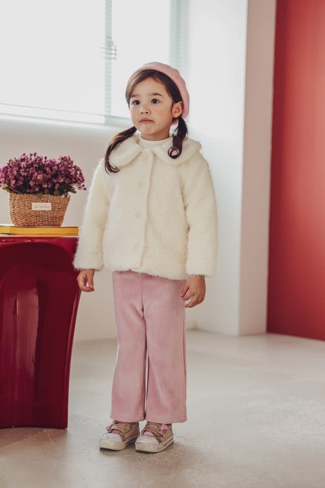 Pudding - Korean Children Fashion - #discoveringself - Snow Flower Coat - 7