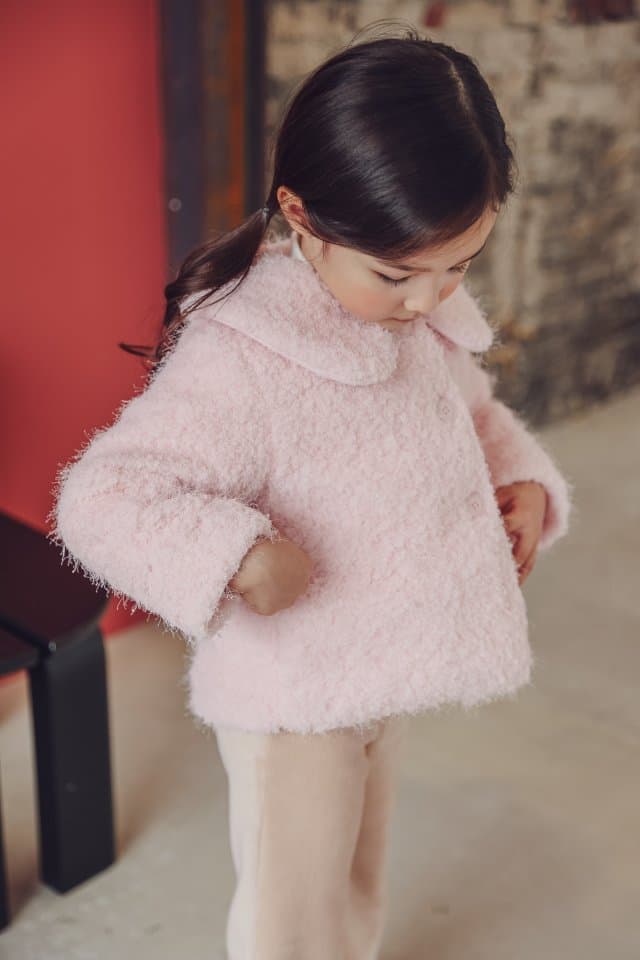 Pudding - Korean Children Fashion - #discoveringself - Snow Flower Coat - 6