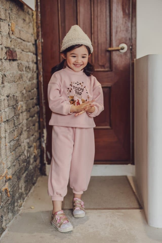 Pudding - Korean Children Fashion - #discoveringself - Top Bottom Set - 3