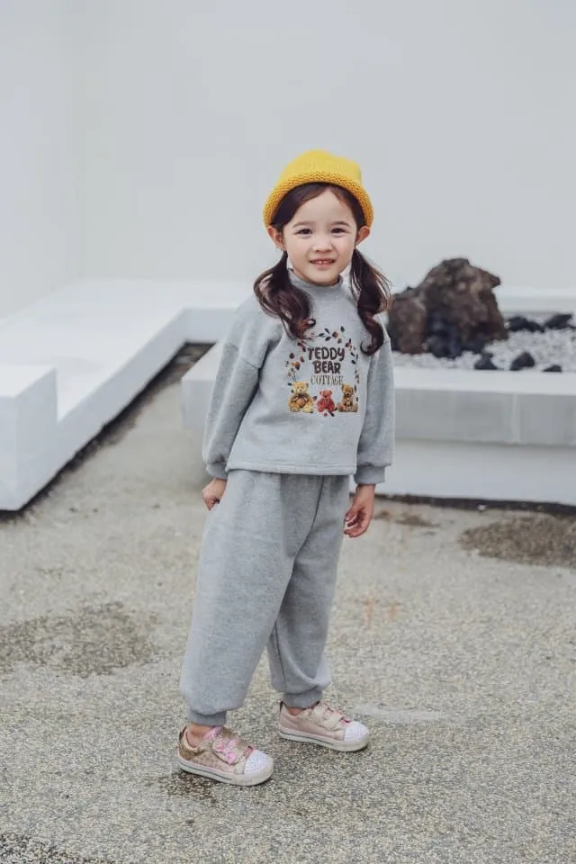 Pudding - Korean Children Fashion - #discoveringself - Top Bottom Set - 2