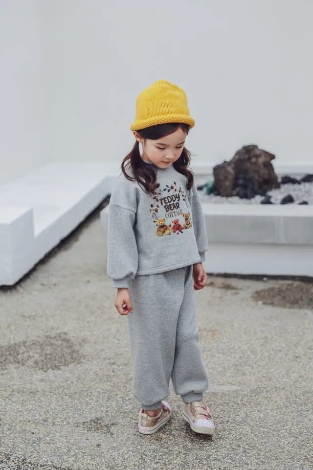 Pudding - Korean Children Fashion - #fashionkids - Top Bottom Set - 4