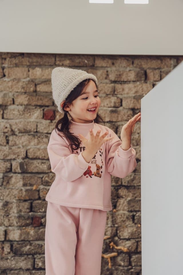 Pudding - Korean Children Fashion - #kidzfashiontrend - Top Bottom Set - 7