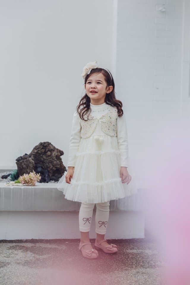 Pudding - Korean Children Fashion - #Kfashion4kids - Vest One-piece - 4