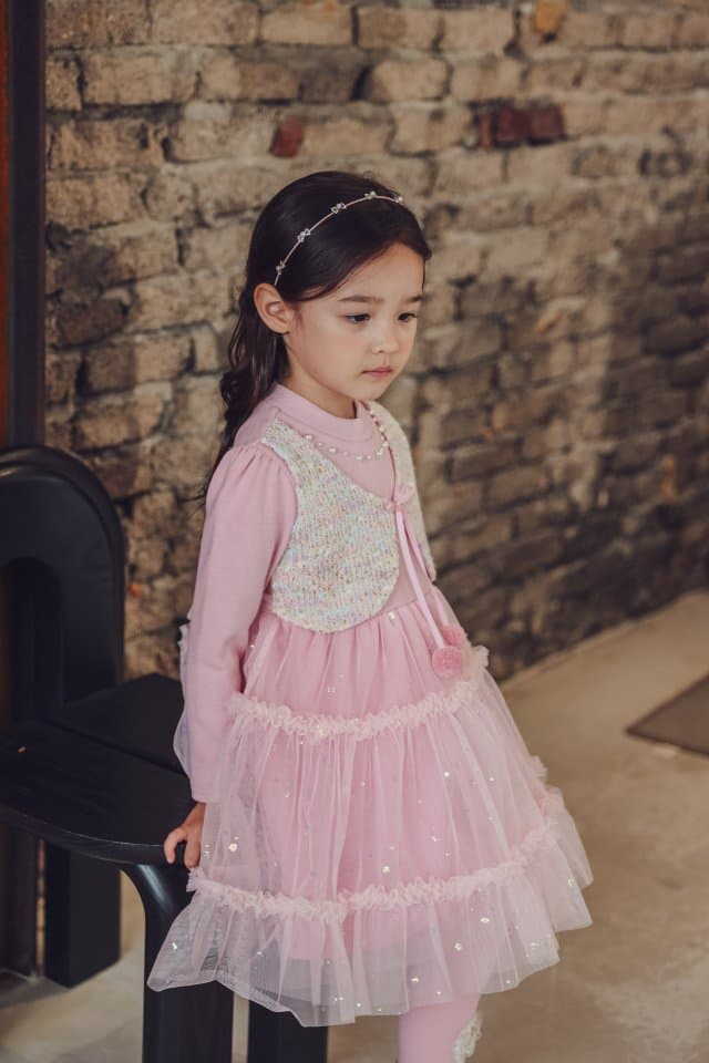 Pudding - Korean Children Fashion - #magicofchildhood - Vest One-piece - 6