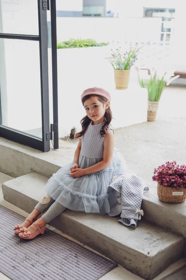 Pudding - Korean Children Fashion - #minifashionista - Ensemble One-piece with Cardigan - 10