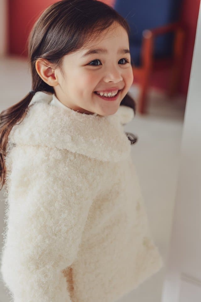 Pudding - Korean Children Fashion - #minifashionista - Snow Flower Coat