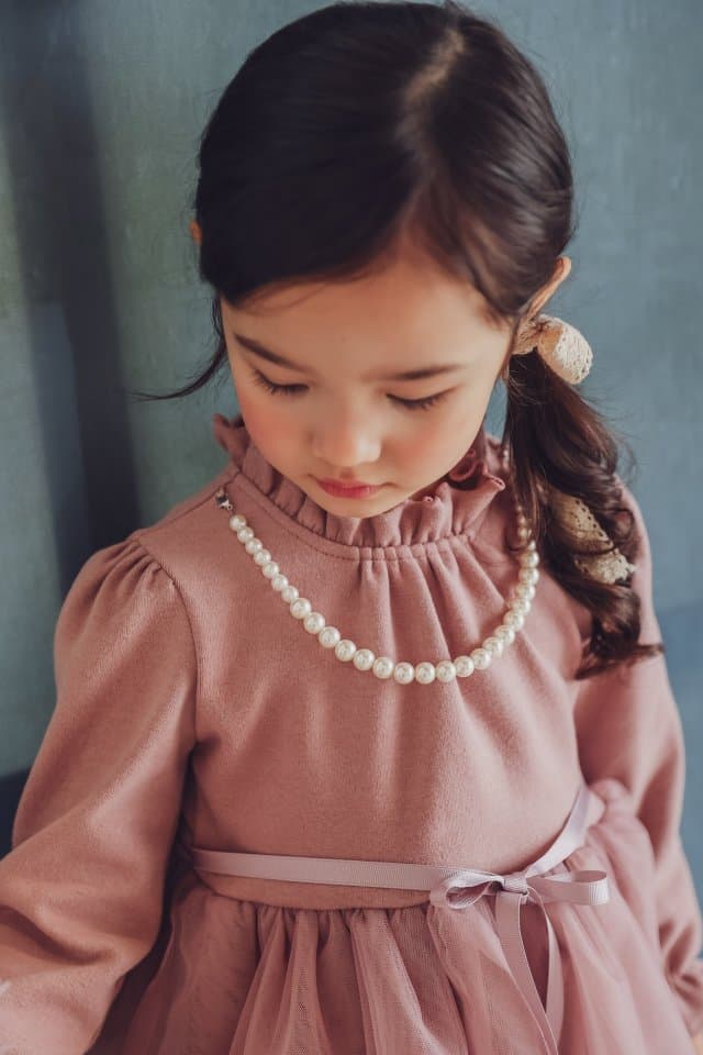 Pudding - Korean Children Fashion - #prettylittlegirls - Necklace One-piece - 10