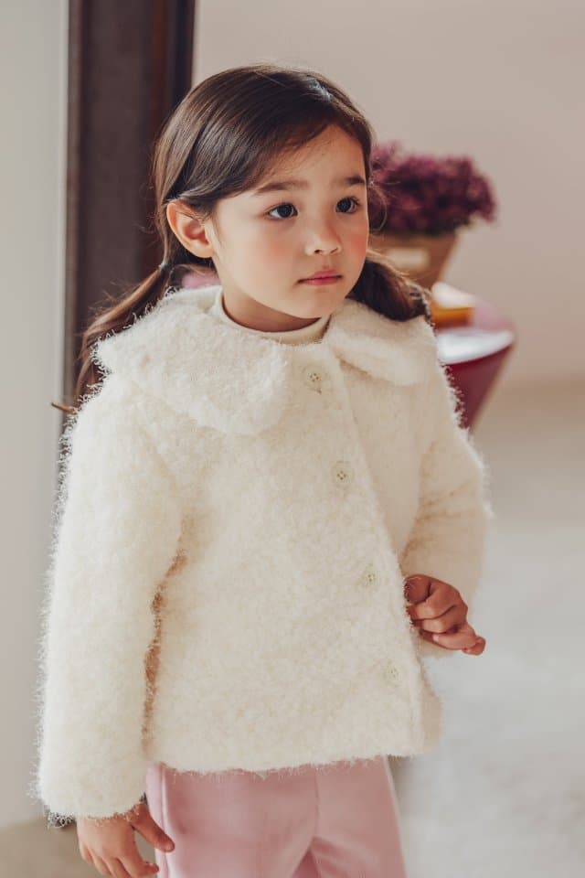 Pudding - Korean Children Fashion - #prettylittlegirls - Snow Flower Coat - 2