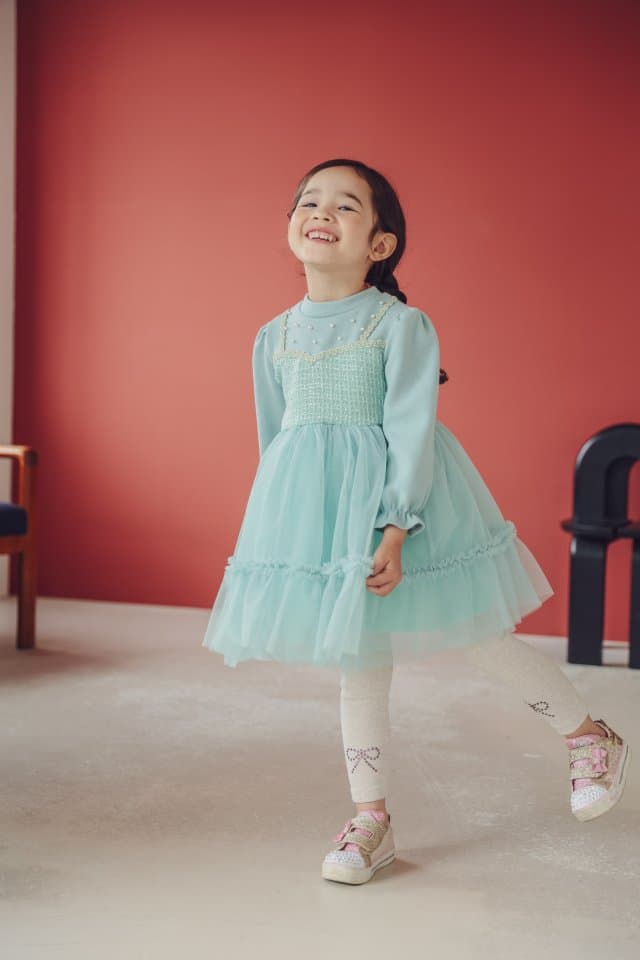 Pudding - Korean Children Fashion - #todddlerfashion - Pearl One-piece