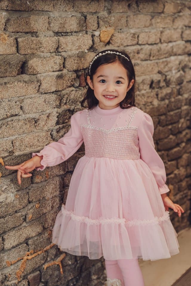 Pudding - Korean Children Fashion - #toddlerclothing - Pearl One-piece