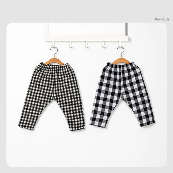 Raykids - Korean Children Fashion - #childofig - Check Bonding Pants