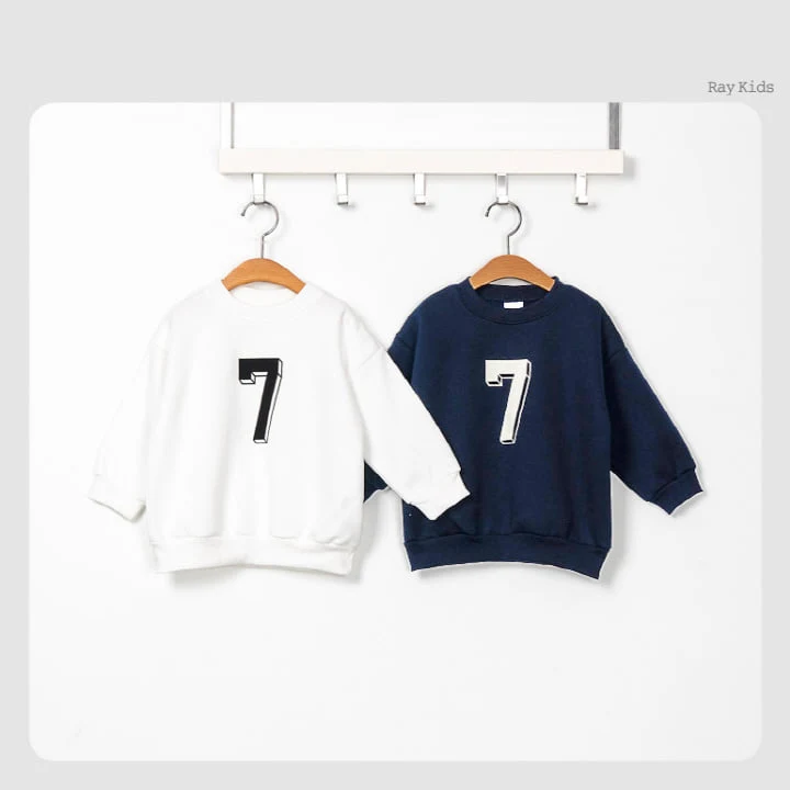 Raykids - Korean Children Fashion - #childofig - Lucky Seven Brushed Tee