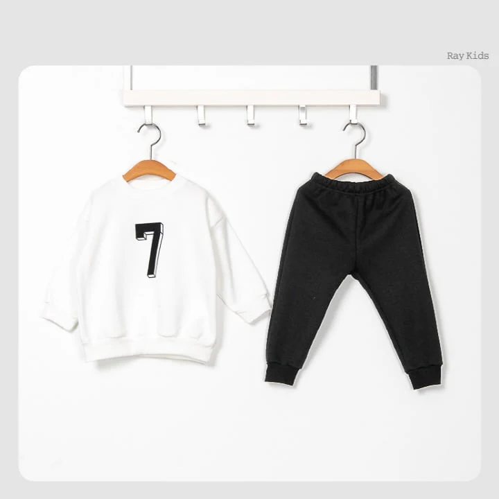 Raykids - Korean Children Fashion - #childofig - Lucky Seven Brushed Tee - 2