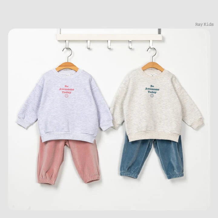 Raykids - Korean Children Fashion - #childrensboutique - Smile Soft Top Bottom Set