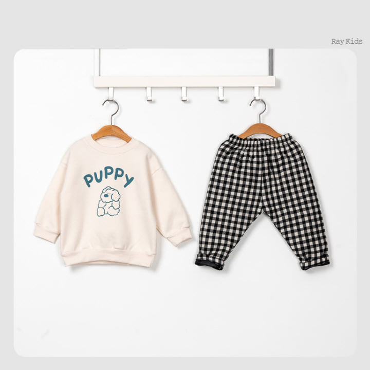 Raykids - Korean Children Fashion - #childrensboutique - Check Bonding Pants - 3