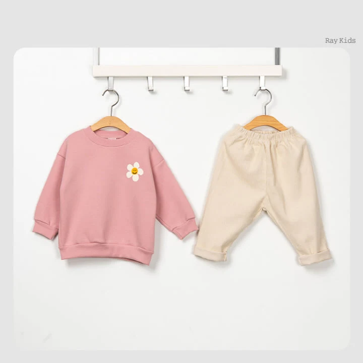 Raykids - Korean Children Fashion - #designkidswear - Flower Pang Pang Top Bottom Set - 3