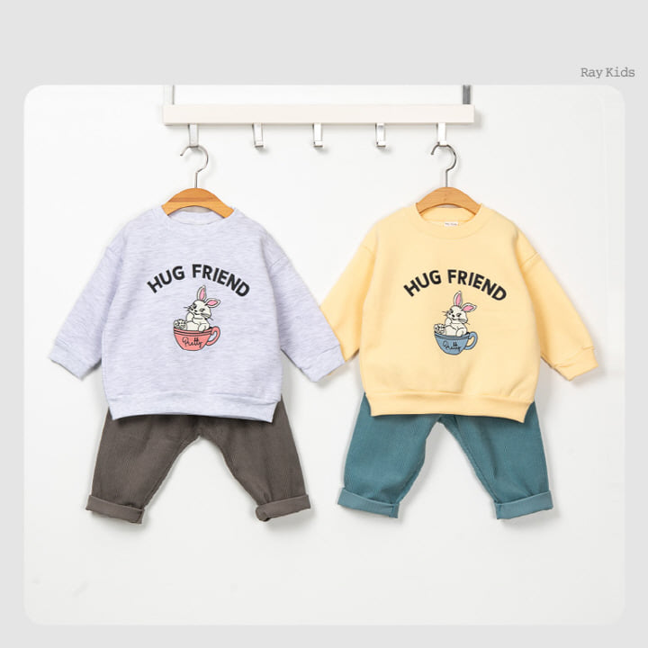 Raykids - Korean Children Fashion - #designkidswear - Cup Rabbit Top Bottom Set