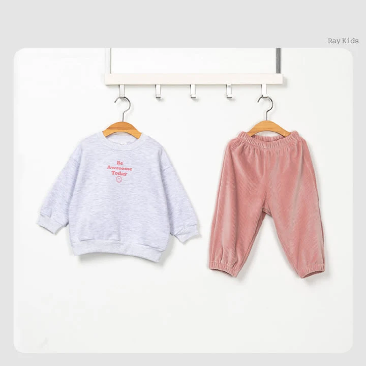 Raykids - Korean Children Fashion - #discoveringself - Smile Soft Top Bottom Set - 3