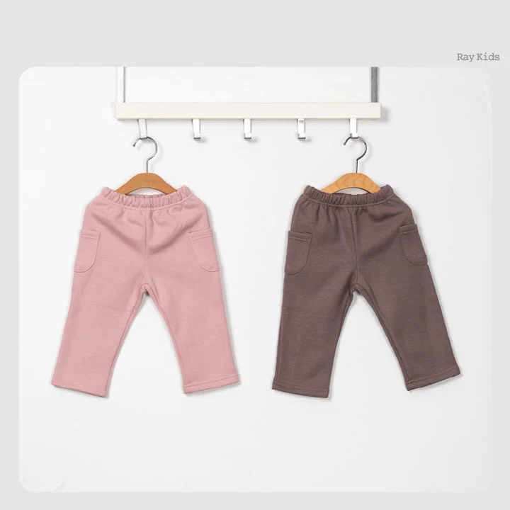 Raykids - Korean Children Fashion - #discoveringself - Pocket Fleece Pants