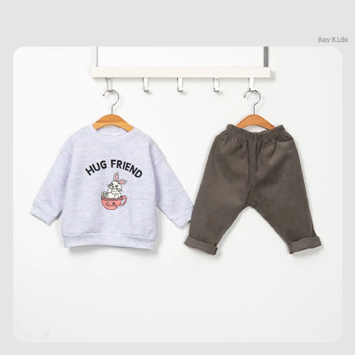 Raykids - Korean Children Fashion - #discoveringself - Cup Rabbit Brushed Tee - 3