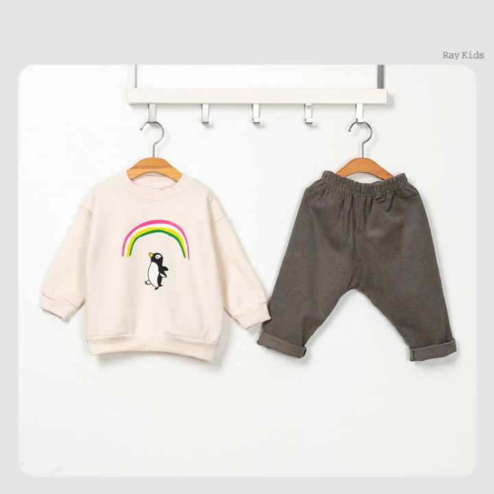 Raykids - Korean Children Fashion - #kidsshorts - Penguin Fleece Tee - 3