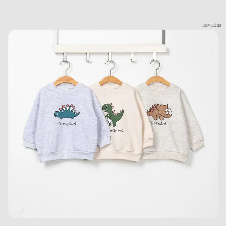 Raykids - Korean Children Fashion - #kidsstore - Dino Pang Pang Top Bottom Set - 2