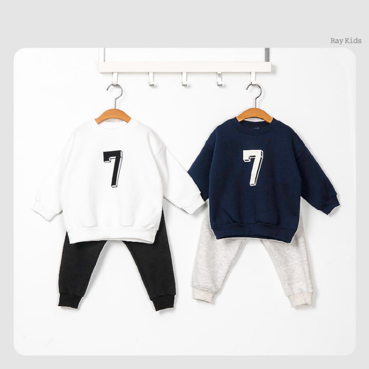 Raykids - Korean Children Fashion - #kidsstore - Seven Jogger Top Bottom Set