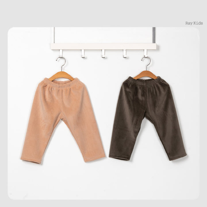 Raykids - Korean Children Fashion - #minifashionista - Simple Ribbed Mink Pants