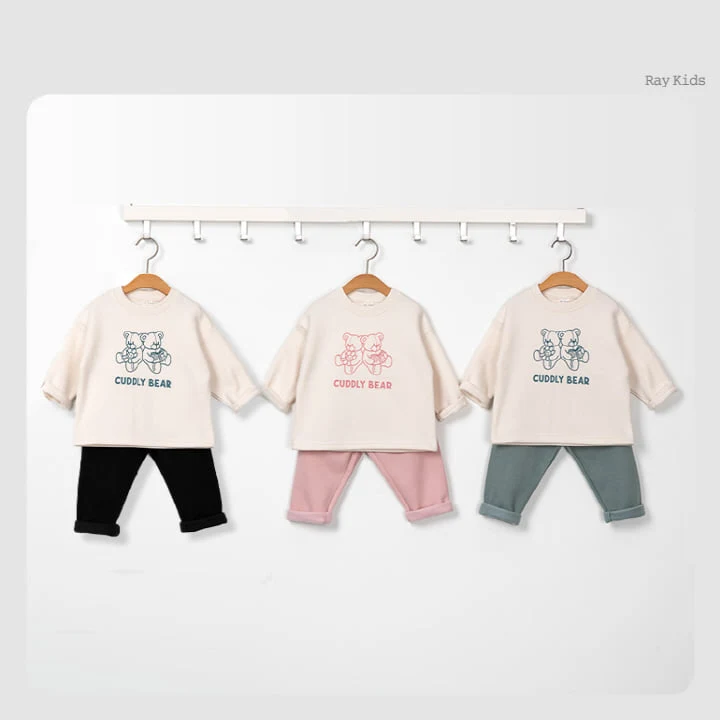 Raykids - Korean Children Fashion - #minifashionista - Twins Brushed Tee - 2