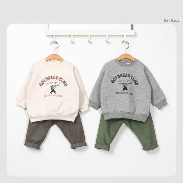 Raykids - Korean Children Fashion - #prettylittlegirls - Bread Pang Pang Top Bottom Set