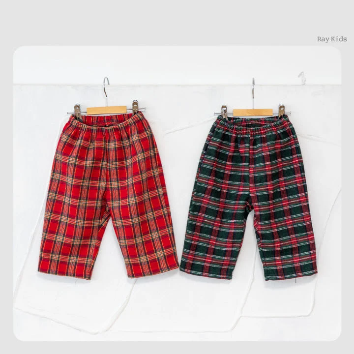 Raykids - Korean Children Fashion - #minifashionista - Merry Check Pants - 4