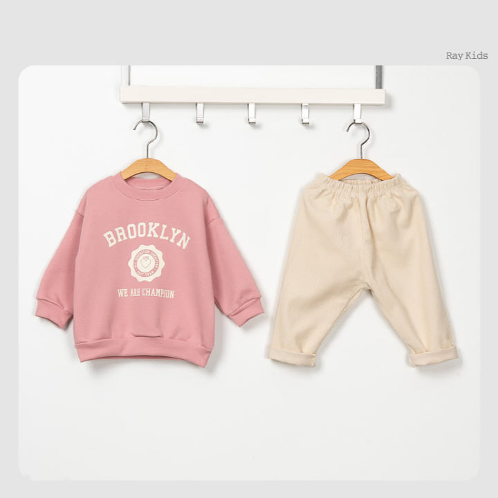 Raykids - Korean Children Fashion - #todddlerfashion - Brooklyn Pang Pang Top Bottom Set - 3