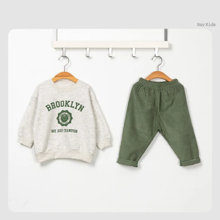 Raykids - Korean Children Fashion - #todddlerfashion - Brooklyn Pang Pang Top Bottom Set - 4