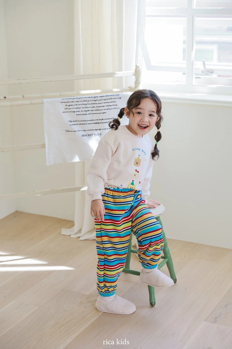 Rica - Korean Children Fashion - #designkidswear - Rainbow Pants - 5