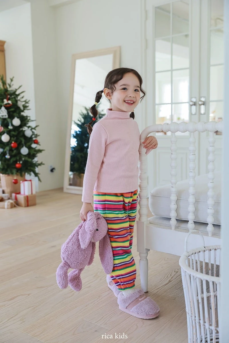 Rica - Korean Children Fashion - #kidsstore - Rainbow Pants - 9